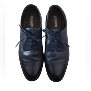 Stacy Adams Caldwell Dress Shoes Cap Toe Leather/Suede Sz 9 W